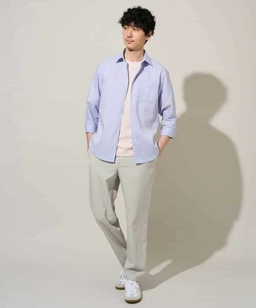 a.v.v / アー・ヴェ・ヴェ シャツ・ブラウス | 【イージーケア/洗濯機で洗える/速乾/接触冷感/ストレッチ】ポリエステルアサシチブソデシャツ | 詳細21