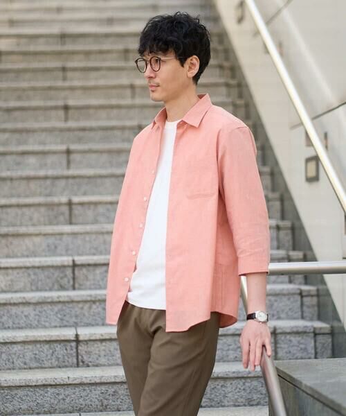 a.v.v / アー・ヴェ・ヴェ シャツ・ブラウス | 【イージーケア/洗濯機で洗える/速乾/接触冷感/ストレッチ】ポリエステルアサシチブソデシャツ | 詳細24