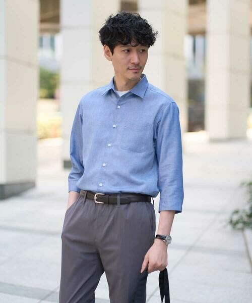 a.v.v / アー・ヴェ・ヴェ シャツ・ブラウス | 【イージーケア/洗濯機で洗える/速乾/接触冷感/ストレッチ】ポリエステルアサシチブソデシャツ | 詳細26