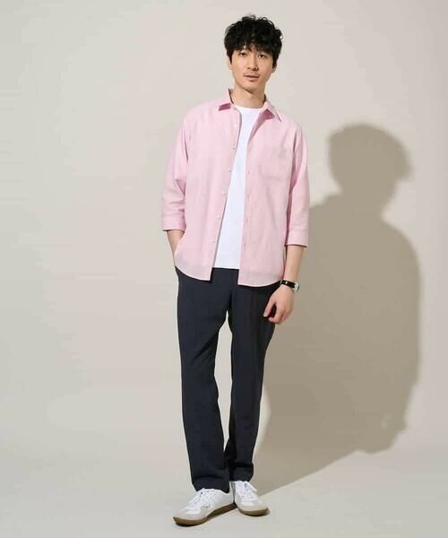 a.v.v / アー・ヴェ・ヴェ シャツ・ブラウス | 【イージーケア/洗濯機で洗える/速乾/接触冷感/ストレッチ】ポリエステルアサシチブソデシャツ | 詳細5