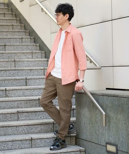 a.v.v / アー・ヴェ・ヴェ シャツ・ブラウス | 【イージーケア/洗濯機で洗える/速乾/接触冷感/ストレッチ】ポリエステルアサシチブソデシャツ | 詳細8