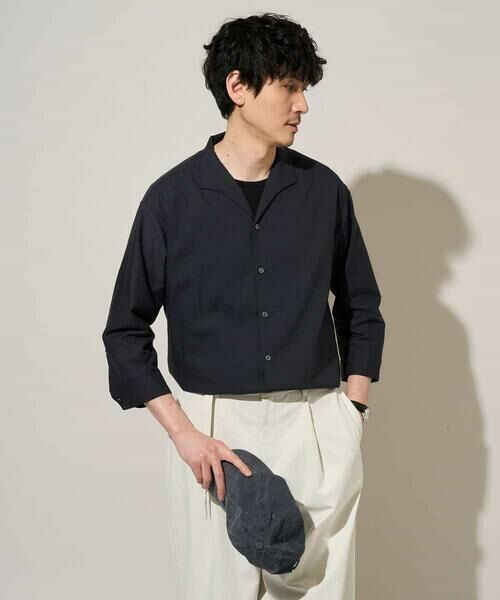 a.v.v / アー・ヴェ・ヴェ シャツ・ブラウス | 【イージーケア/洗濯機で洗える/速乾/接触冷感/ストレッチ】ポリエステルアサハチブソデスタンドカラーシャツ | 詳細22