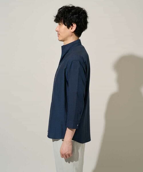 a.v.v / アー・ヴェ・ヴェ シャツ・ブラウス | 【イージーケア/洗濯機で洗える/速乾/接触冷感/ストレッチ】ポリエステルアサハチブソデスタンドカラーシャツ | 詳細29