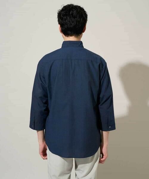 a.v.v / アー・ヴェ・ヴェ シャツ・ブラウス | 【イージーケア/洗濯機で洗える/速乾/接触冷感/ストレッチ】ポリエステルアサハチブソデスタンドカラーシャツ | 詳細30