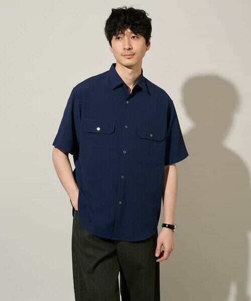 a.v.v / アー・ヴェ・ヴェ シャツ・ブラウス | 【イージーケア/洗濯機で洗える/接触冷感/吸水速乾/UVカット/ストレッチ】リライト　Ｗポケットシャツ | 詳細11