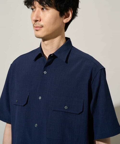 a.v.v / アー・ヴェ・ヴェ シャツ・ブラウス | 【イージーケア/洗濯機で洗える/接触冷感/吸水速乾/UVカット/ストレッチ】リライト　Ｗポケットシャツ | 詳細14