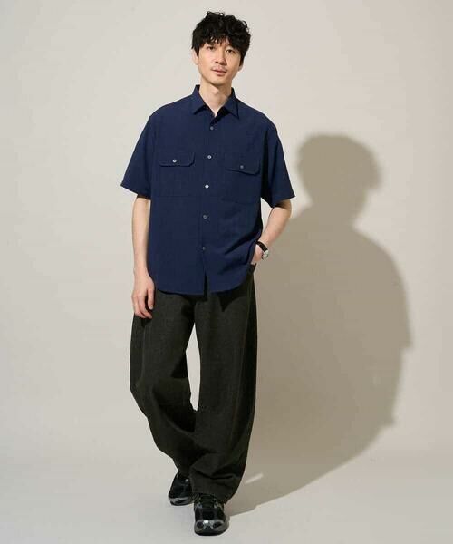 a.v.v / アー・ヴェ・ヴェ シャツ・ブラウス | 【イージーケア/洗濯機で洗える/接触冷感/吸水速乾/UVカット/ストレッチ】リライト　Ｗポケットシャツ | 詳細2