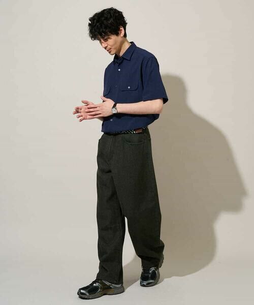 a.v.v / アー・ヴェ・ヴェ シャツ・ブラウス | 【イージーケア/洗濯機で洗える/接触冷感/吸水速乾/UVカット/ストレッチ】リライト　Ｗポケットシャツ | 詳細4