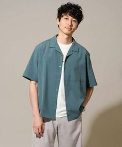 a.v.v / アー・ヴェ・ヴェ シャツ・ブラウス | 【接触冷感/遮熱/吸水速乾/UVカット/ストレッチ/イージーケア/洗濯機で洗える】リライト　オープンカラーシャツ