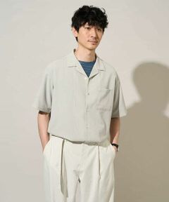 a.v.v / アー・ヴェ・ヴェ シャツ・ブラウス | 【イージーケア/洗濯機で洗える/接触冷感/吸水速乾/UVカット/ストレッチ】リライト　オープンカラーシャツ