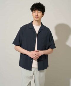 a.v.v / アー・ヴェ・ヴェ シャツ・ブラウス | 【イージーケア/洗濯機で洗える/接触冷感/吸水速乾/UVカット/ストレッチ】リライト　オープンカラーシャツ