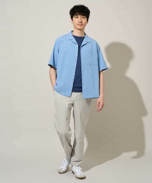 a.v.v / アー・ヴェ・ヴェ シャツ・ブラウス | 【イージーケア/洗濯機で洗える/接触冷感/吸水速乾/UVカット/ストレッチ】リライト オープンカラーシャツ | 詳細12