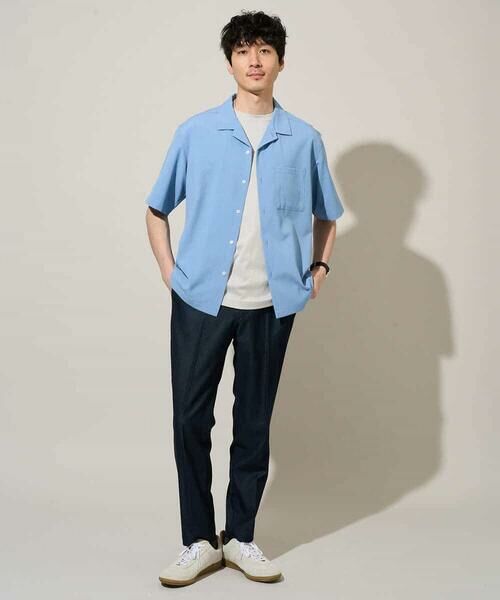 a.v.v / アー・ヴェ・ヴェ シャツ・ブラウス | 【イージーケア/洗濯機で洗える/接触冷感/吸水速乾/UVカット/ストレッチ】リライト オープンカラーシャツ | 詳細14