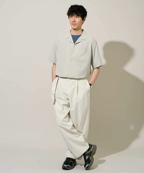 a.v.v / アー・ヴェ・ヴェ シャツ・ブラウス | 【イージーケア/洗濯機で洗える/接触冷感/吸水速乾/UVカット/ストレッチ】リライト オープンカラーシャツ | 詳細18