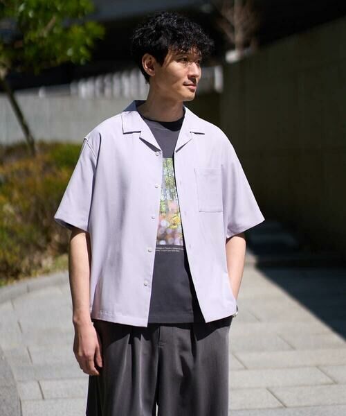 a.v.v / アー・ヴェ・ヴェ シャツ・ブラウス | 【イージーケア/洗濯機で洗える/接触冷感/吸水速乾/UVカット/ストレッチ】リライト オープンカラーシャツ | 詳細26