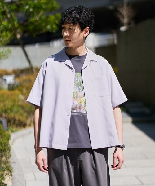 a.v.v / アー・ヴェ・ヴェ シャツ・ブラウス | 【イージーケア/洗濯機で洗える/接触冷感/吸水速乾/UVカット/ストレッチ】リライト オープンカラーシャツ | 詳細27