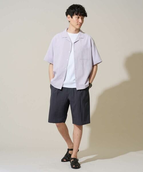 a.v.v / アー・ヴェ・ヴェ シャツ・ブラウス | 【イージーケア/洗濯機で洗える/接触冷感/吸水速乾/UVカット/ストレッチ】リライト オープンカラーシャツ | 詳細5