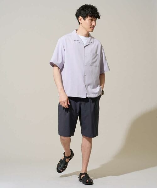 a.v.v / アー・ヴェ・ヴェ シャツ・ブラウス | 【イージーケア/洗濯機で洗える/接触冷感/吸水速乾/UVカット/ストレッチ】リライト オープンカラーシャツ | 詳細6