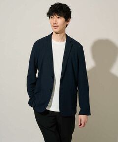 a.v.v / アー・ヴェ・ヴェ セットアップ | 【イージーケア/洗濯機で洗える/ストレッチ】スラブメランジカノコスマートジャケット