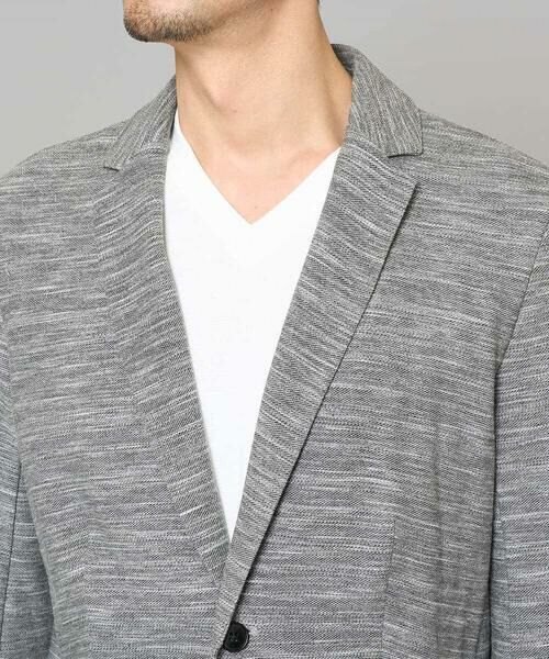 a.v.v / アー・ヴェ・ヴェ セットアップ | 【イージーケア/洗濯機で洗える/ストレッチ】スラブメランジカノコスマートジャケット | 詳細13