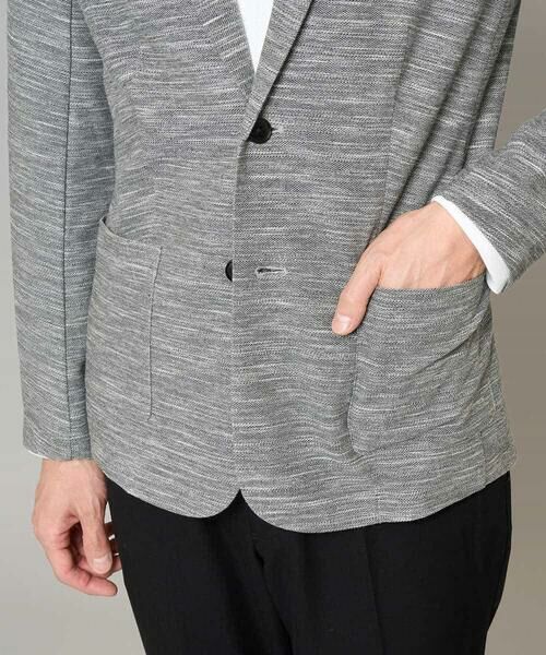 a.v.v / アー・ヴェ・ヴェ セットアップ | 【イージーケア/洗濯機で洗える/ストレッチ】スラブメランジカノコスマートジャケット | 詳細15