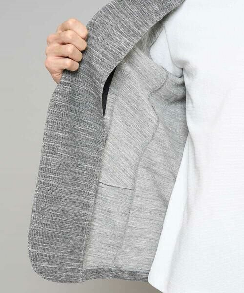 a.v.v / アー・ヴェ・ヴェ セットアップ | 【イージーケア/洗濯機で洗える/ストレッチ】スラブメランジカノコスマートジャケット | 詳細17