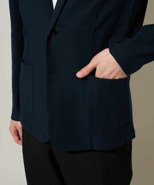a.v.v / アー・ヴェ・ヴェ セットアップ | 【イージーケア/洗濯機で洗える/ストレッチ】スラブメランジカノコスマートジャケット | 詳細27