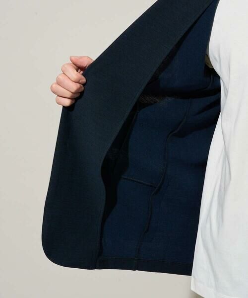 a.v.v / アー・ヴェ・ヴェ セットアップ | 【イージーケア/洗濯機で洗える/ストレッチ】スラブメランジカノコスマートジャケット | 詳細30