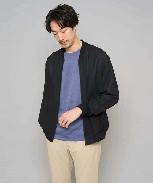 a.v.v / アー・ヴェ・ヴェ セットアップ | 【洗濯機で洗える】ヘリンボーンシアーリブブルゾン | 詳細12