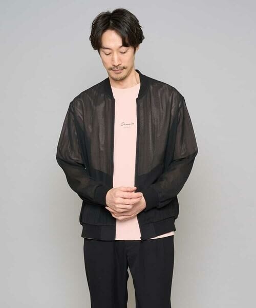 a.v.v / アー・ヴェ・ヴェ セットアップ | 【洗濯機で洗える】ヘリンボーンシアーリブブルゾン | 詳細14