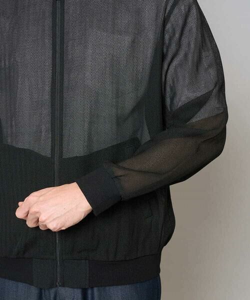 a.v.v / アー・ヴェ・ヴェ セットアップ | 【洗濯機で洗える】ヘリンボーンシアーリブブルゾン | 詳細23