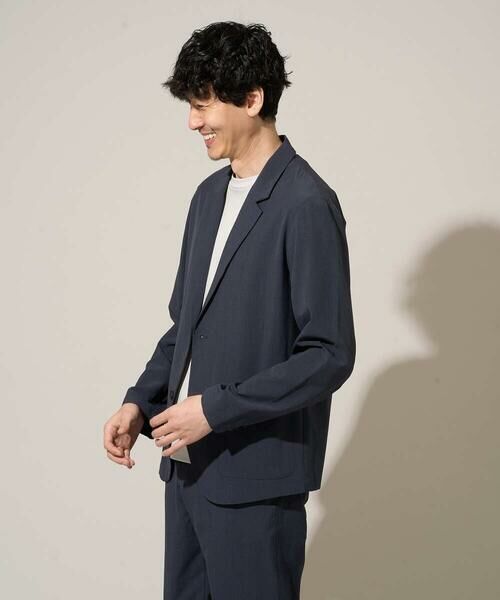 a.v.v / アー・ヴェ・ヴェ セットアップ | 【イージーケア/洗濯機で洗える/接触冷感/吸水速乾/UVカット/ストレッチ】リライトテーラードジャケット | 詳細1