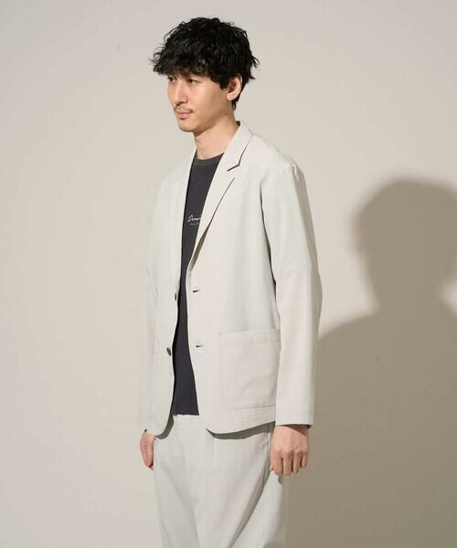 a.v.v / アー・ヴェ・ヴェ セットアップ | 【イージーケア/洗濯機で洗える/接触冷感/吸水速乾/UVカット/ストレッチ】リライトテーラードジャケット | 詳細7
