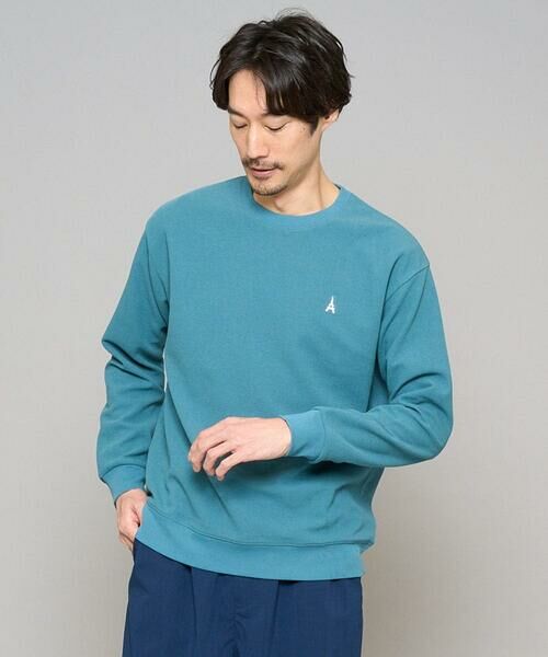 a.v.v / アー・ヴェ・ヴェ カットソー | 【イージーケア/洗濯機で洗える/毛玉になりにくい】アゼダブルフェイス1ポイント刺繍プルオーバー | 詳細2