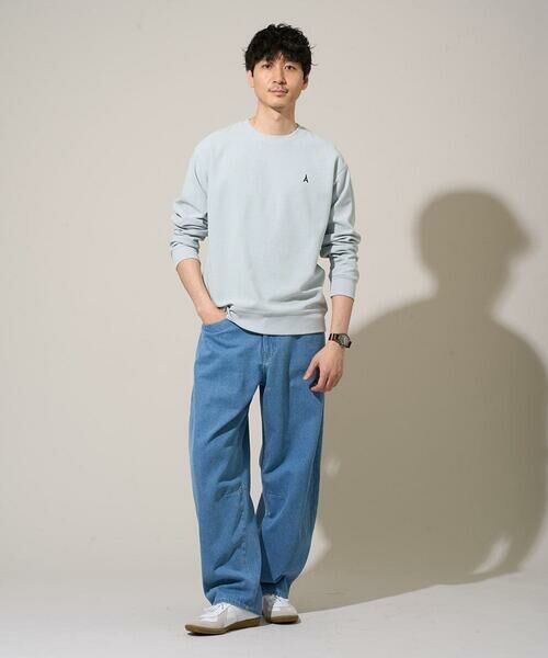 a.v.v / アー・ヴェ・ヴェ カットソー | 【イージーケア/洗濯機で洗える/毛玉になりにくい】アゼダブルフェイス1ポイント刺繍プルオーバー | 詳細3