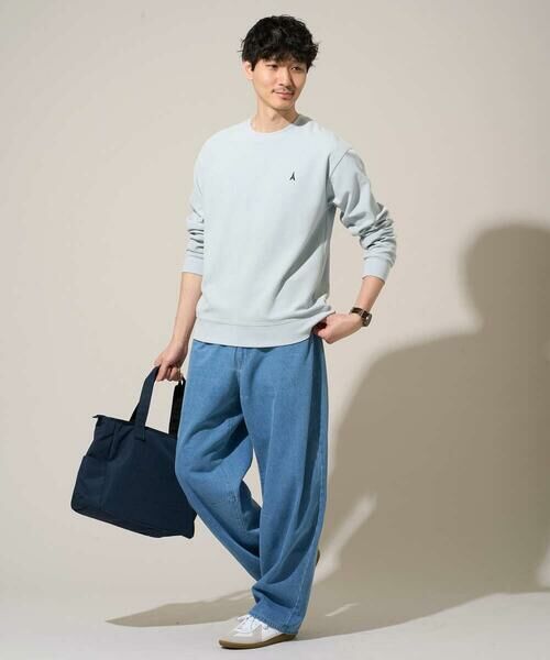 a.v.v / アー・ヴェ・ヴェ カットソー | 【イージーケア/洗濯機で洗える/毛玉になりにくい】アゼダブルフェイス1ポイント刺繍プルオーバー | 詳細6