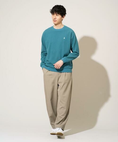 a.v.v / アー・ヴェ・ヴェ カットソー | 【イージーケア/洗濯機で洗える/毛玉になりにくい】アゼダブルフェイス1ポイント刺繍プルオーバー | 詳細13