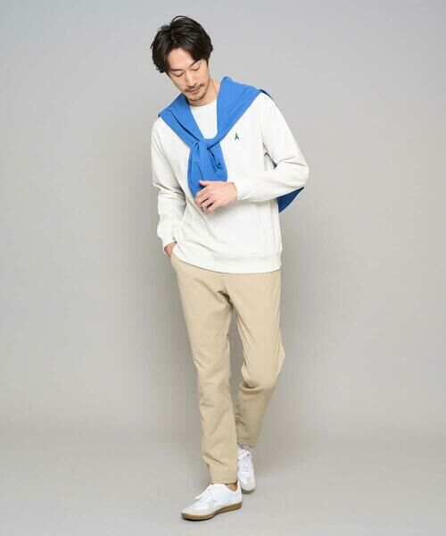 a.v.v / アー・ヴェ・ヴェ カットソー | 【イージーケア/洗濯機で洗える/毛玉になりにくい】アゼダブルフェイス1ポイント刺繍プルオーバー | 詳細17