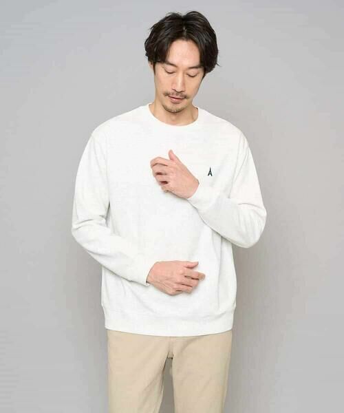 a.v.v / アー・ヴェ・ヴェ カットソー | 【イージーケア/洗濯機で洗える/毛玉になりにくい】アゼダブルフェイス1ポイント刺繍プルオーバー | 詳細25