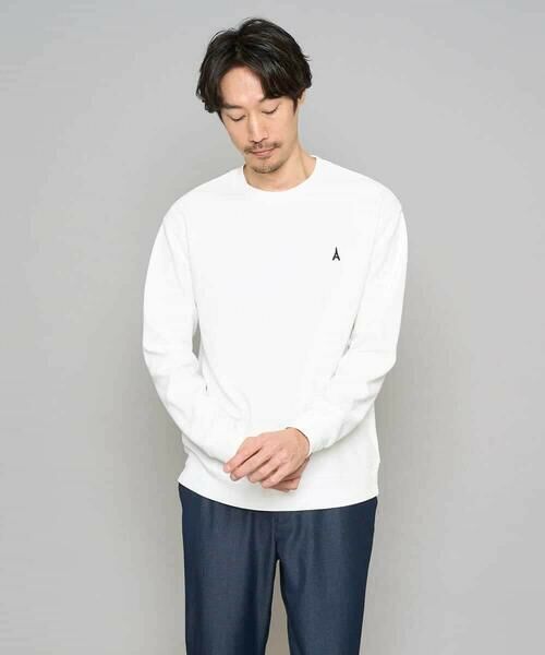 a.v.v / アー・ヴェ・ヴェ カットソー | 【イージーケア/洗濯機で洗える/毛玉になりにくい】アゼダブルフェイス1ポイント刺繍プルオーバー | 詳細26