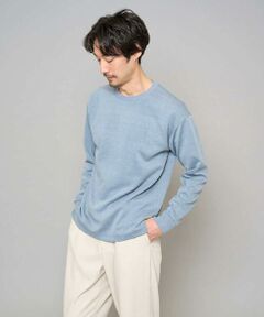 a.v.v / アー・ヴェ・ヴェ カットソー | 【イージーケア/洗濯機で洗える/毛玉になりにくい】タックジャカードクルーネックプルオーバー