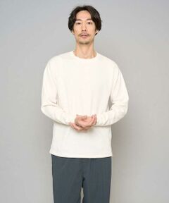 a.v.v / アー・ヴェ・ヴェ カットソー | 【イージーケア/洗濯機で洗える/毛玉になりにくい】タックジャカードクルーネックプルオーバー