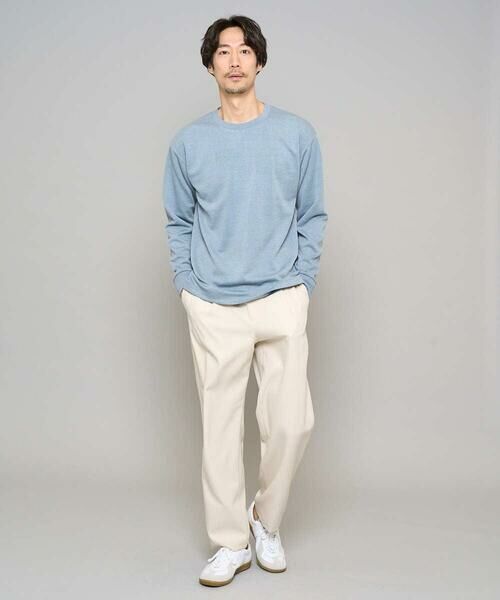 a.v.v / アー・ヴェ・ヴェ カットソー | 【イージーケア/洗濯機で洗える/毛玉になりにくい】タックジャカードクルーネックプルオーバー | 詳細2