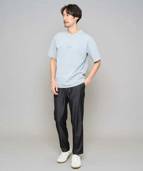 a.v.v / アー・ヴェ・ヴェ カットソー | 【イージーケア/洗濯機で洗える/速乾/毛玉になりにくい/接触冷感】ミニロゴプリントセミワイドシルエットカットソー | 詳細10