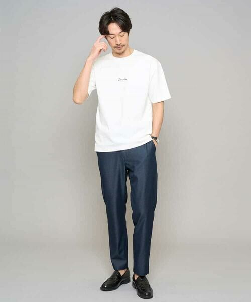 a.v.v / アー・ヴェ・ヴェ カットソー | 【イージーケア/洗濯機で洗える/速乾/毛玉になりにくい/接触冷感】ミニロゴプリントセミワイドシルエットカットソー | 詳細15