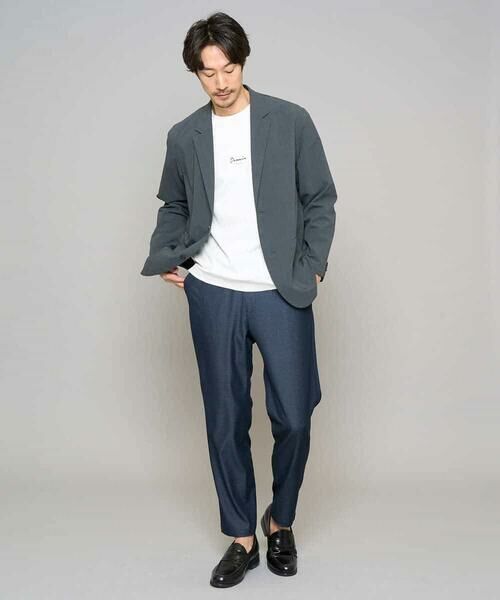 a.v.v / アー・ヴェ・ヴェ カットソー | 【イージーケア/洗濯機で洗える/速乾/毛玉になりにくい/接触冷感】ミニロゴプリントセミワイドシルエットカットソー | 詳細17