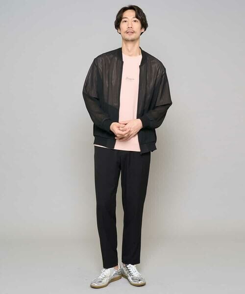 a.v.v / アー・ヴェ・ヴェ カットソー | 【イージーケア/洗濯機で洗える/速乾/毛玉になりにくい/接触冷感】ミニロゴプリントセミワイドシルエットカットソー | 詳細21