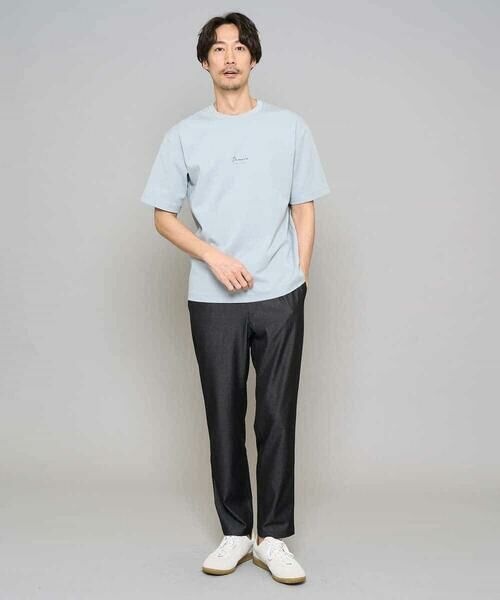 a.v.v / アー・ヴェ・ヴェ カットソー | 【イージーケア/洗濯機で洗える/速乾/毛玉になりにくい/接触冷感】ミニロゴプリントセミワイドシルエットカットソー | 詳細8