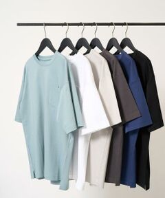 a.v.v / アー・ヴェ・ヴェ カットソー | 【洗濯機で洗える/接触冷感/UVカット/毛玉になりにくい】シルケットスムースワイドシルエットカットソー