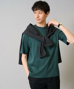 a.v.v / アー・ヴェ・ヴェ カットソー | 【洗濯機で洗える/接触冷感/UVカット/毛玉になりにくい】シルケットスムースワイドシルエットカットソー